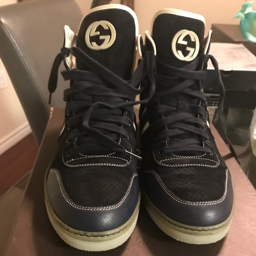 Gucci High Top Tennis 100% Authentic
